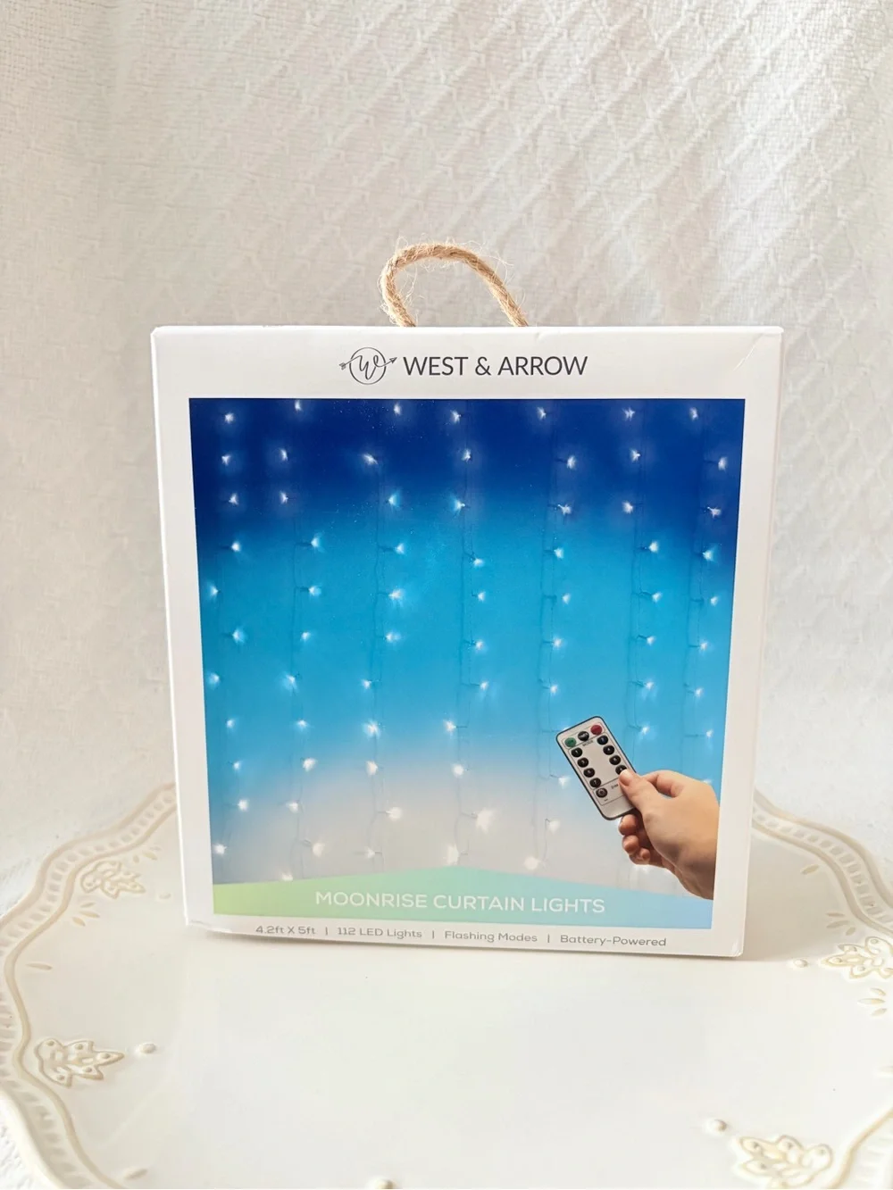 West & Arrow Moonrise Curtain Lights with Flashing Modes